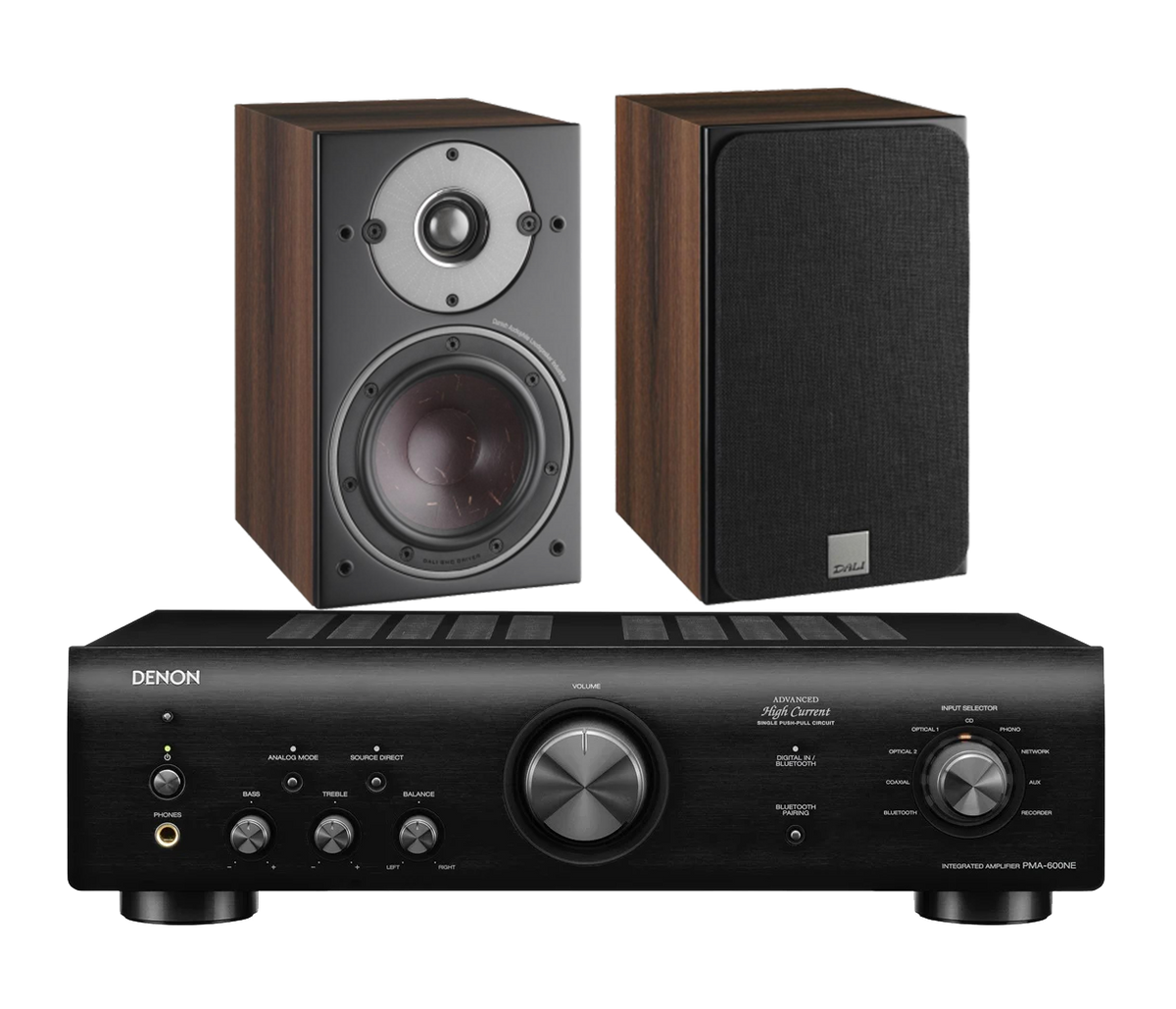 Denon PMA-600NE Integrated Amplifier + Dali Oberon 3 Bookshelf Speakers