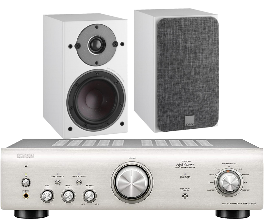 Denon PMA-600NE Integrated Amplifier + Dali Oberon 3 Bookshelf Speakers