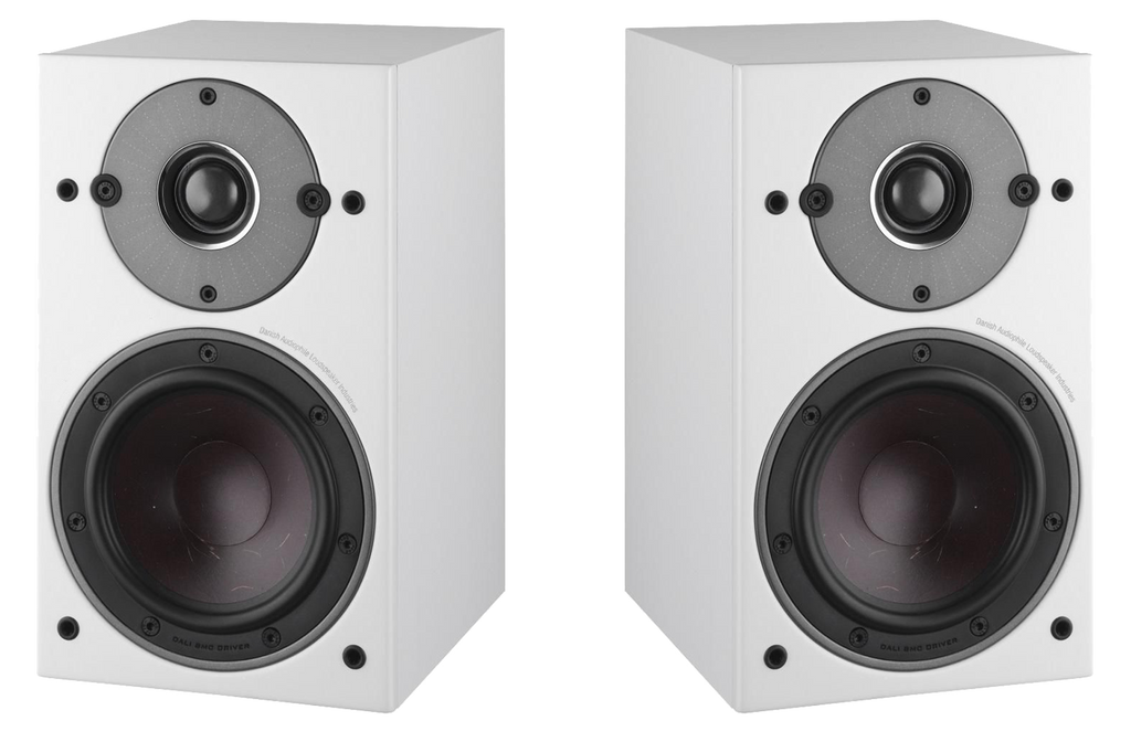 Dali Oberon 1 Bookshelf Speakers - White