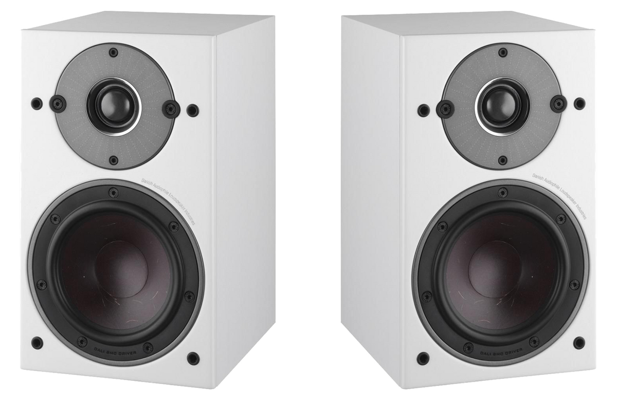 Dali Oberon 1 Bookshelf Speakers - White