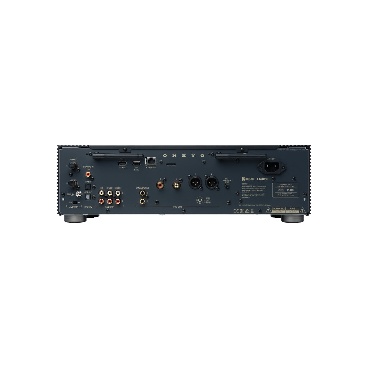 Onkyo Icon P80 – Network Pre Amplifier – Black
