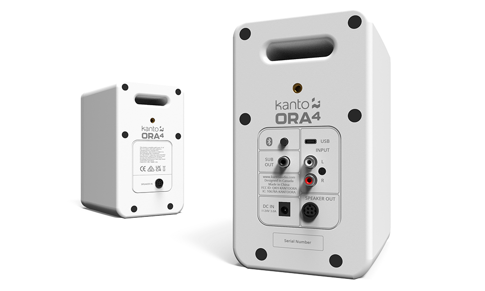 Kanto Ora4 Powered Reference Speakers - White