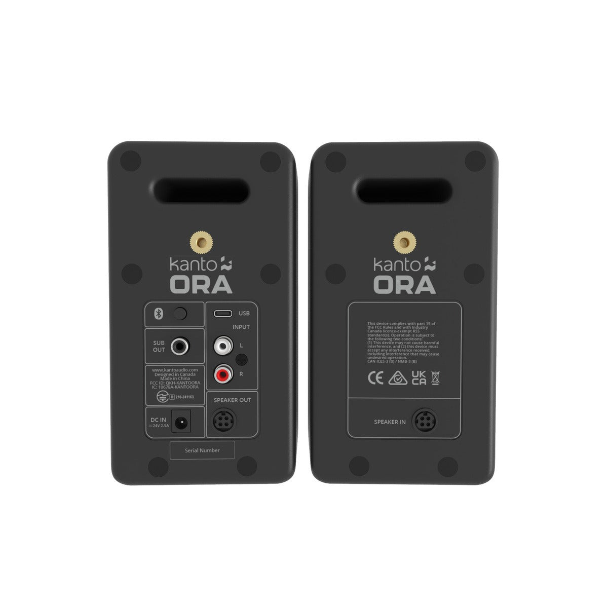 Kanto Ora Powered Reference Desktop Speakers - Black