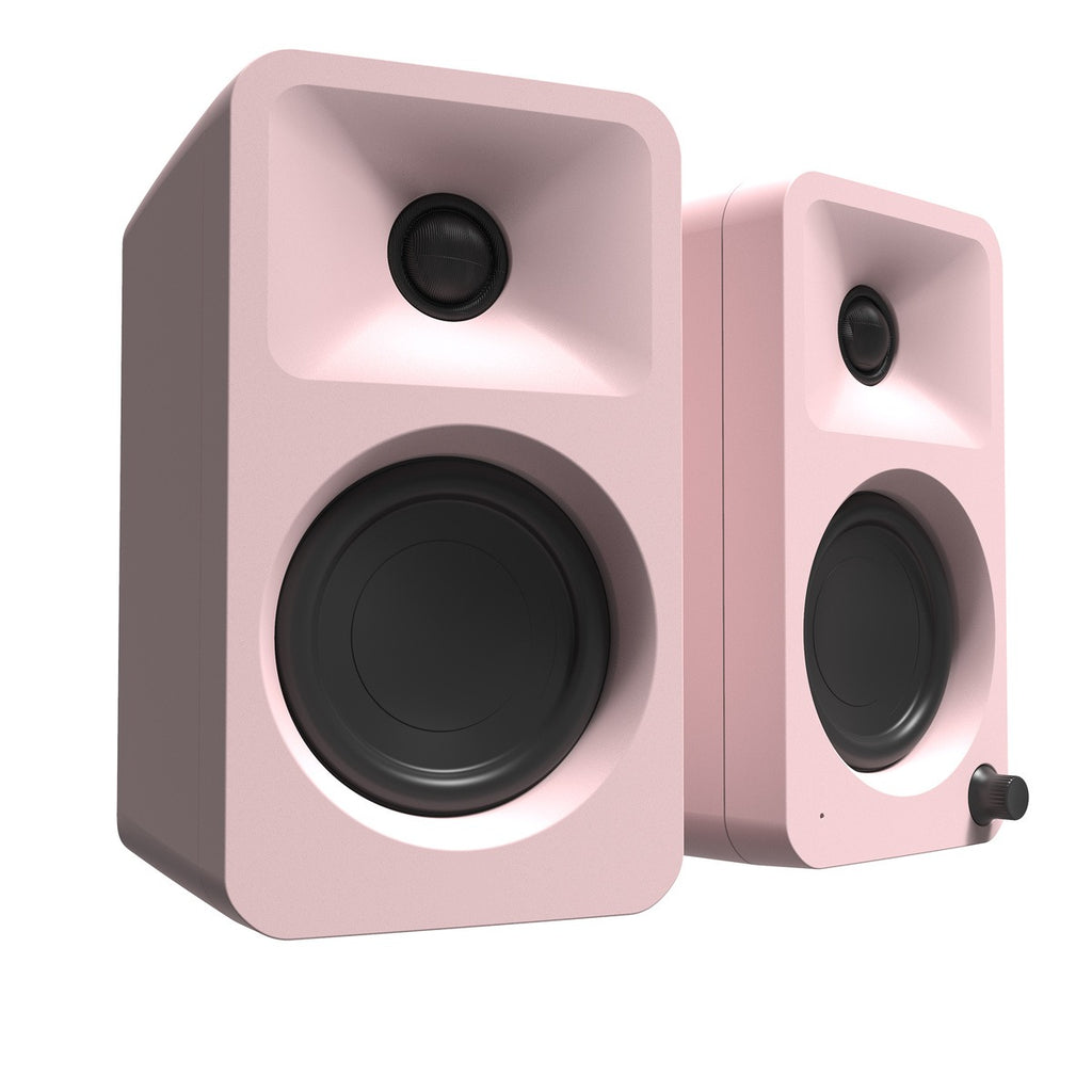 Kanto ORA 100w Powered Reference Desktop Speakers with Bluetooth – Pink