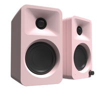 Kanto ORA 100w Powered Reference Desktop Speakers with Bluetooth – Pink