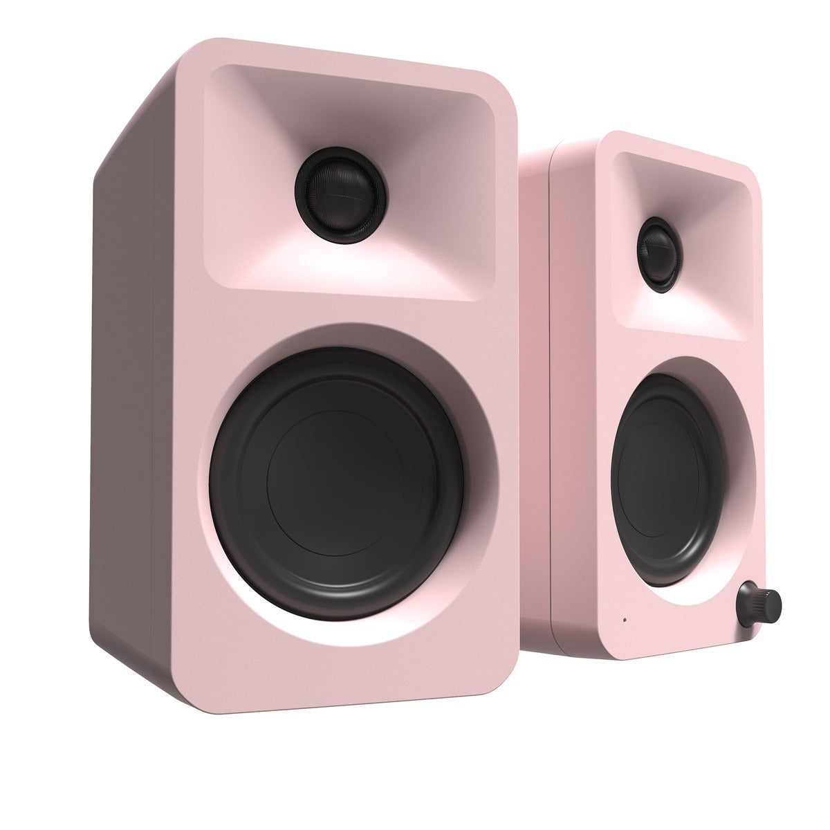 Kanto ORA 100w Powered Reference Desktop Speakers with Bluetooth – Pink