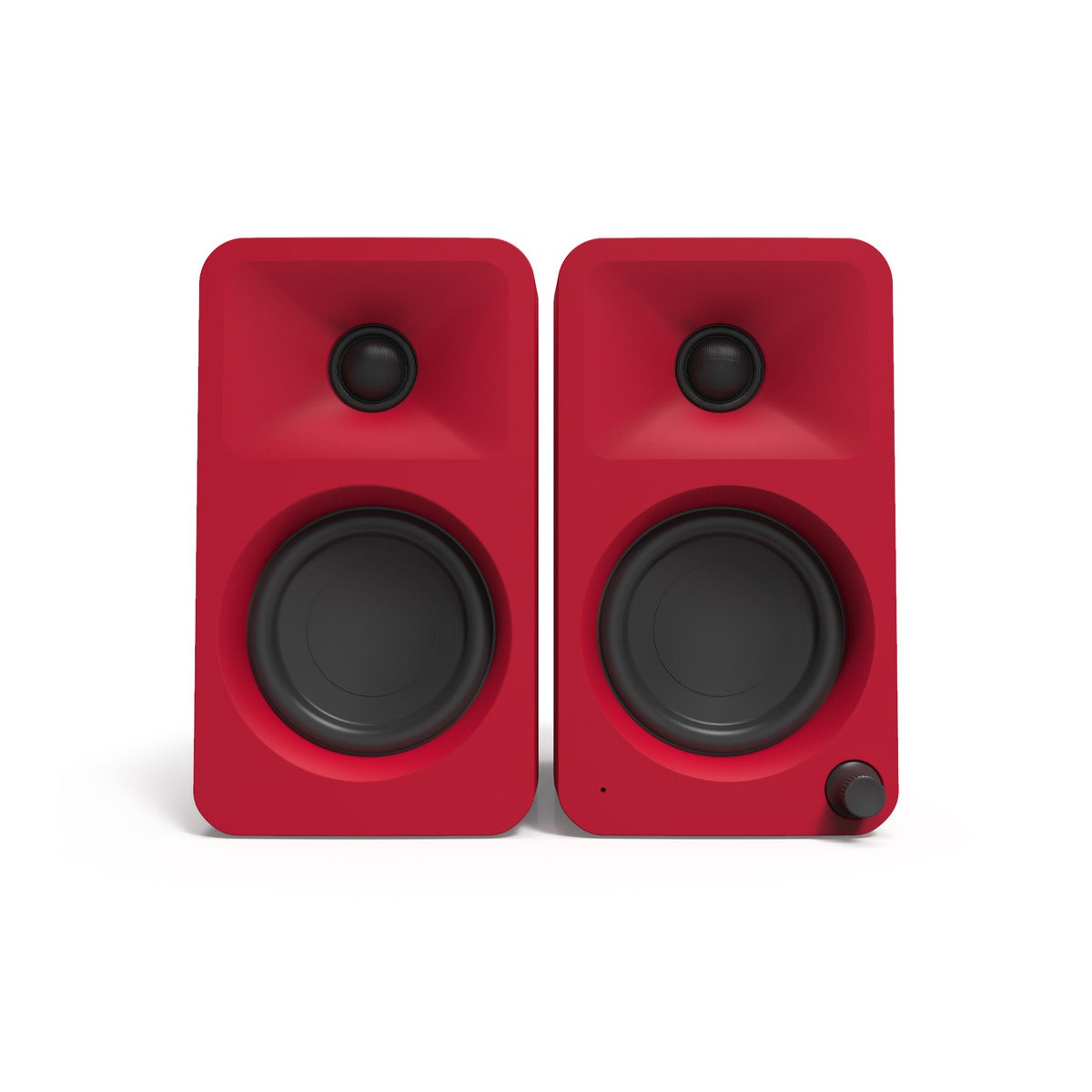 Kanto ORA 100w Powered Reference Desktop Speakers with Bluetooth – Red
