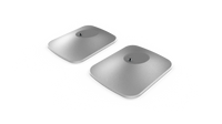 KEF P1 Desk Pad For LSX II (Pair) - Silver