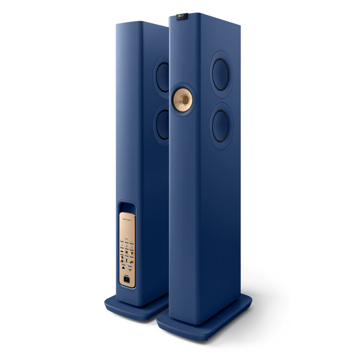 KEF LS60 Wireless Floorstanding Speakers - Royal Blue