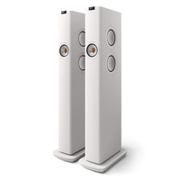 KEF LS60 Wireless Floorstanding Speakers - Mineral White