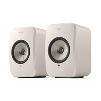 KEF LSX II LT Wireless HiFi Speakers (Pair) - Stone White