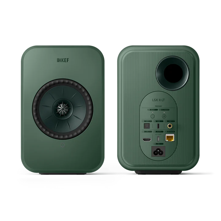 KEF LSX II LT Wireless HiFi Speakers (Pair) - Sage Green