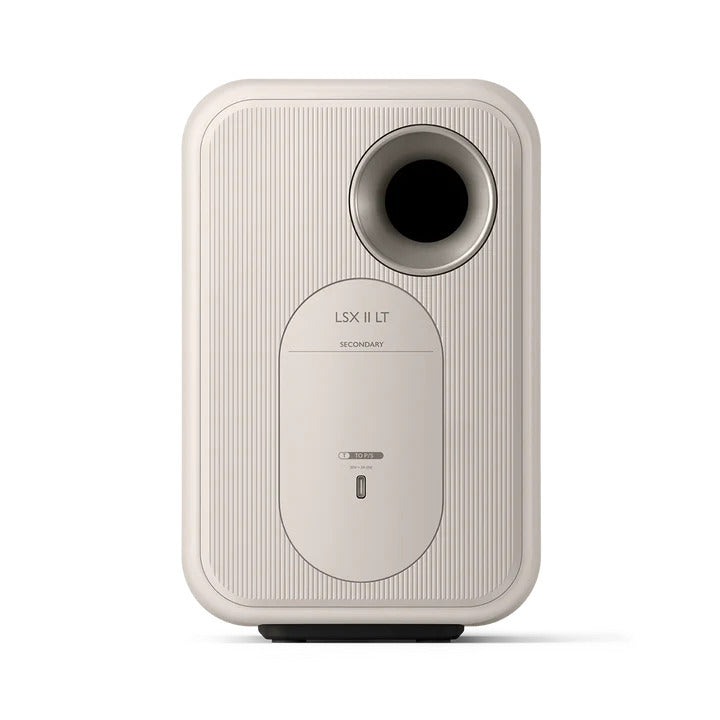 KEF LSX II LT Wireless HiFi Speakers (Pair) - Stone White