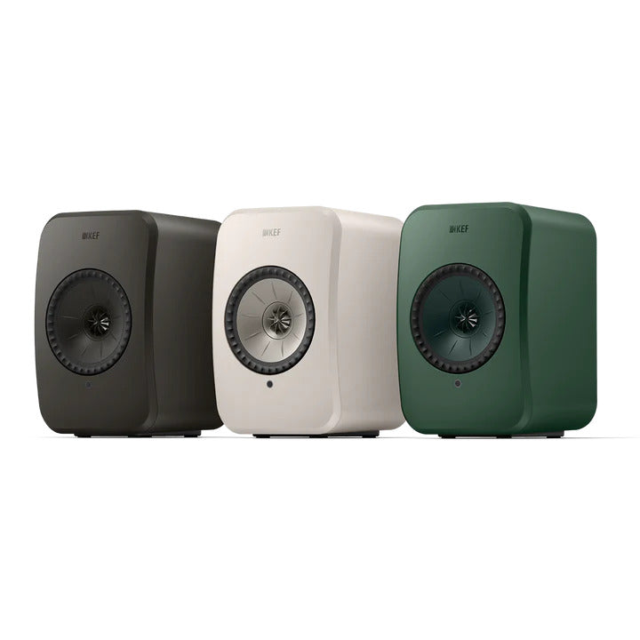 KEF LSX II LT Wireless HiFi Speakers (Pair) - Sage Green