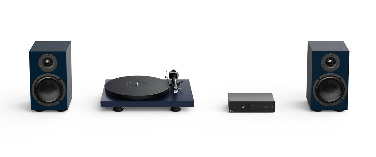 Pro-Ject Colourful Audio System 2 - Premium all-in-one Hi-Fi Solution - Steel Blue Satin