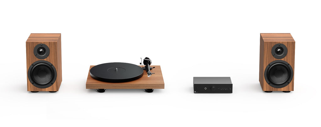 Pro-Ject Colourful Audio System 2 - Premium all-in-one Hi-Fi Solution - Walnut