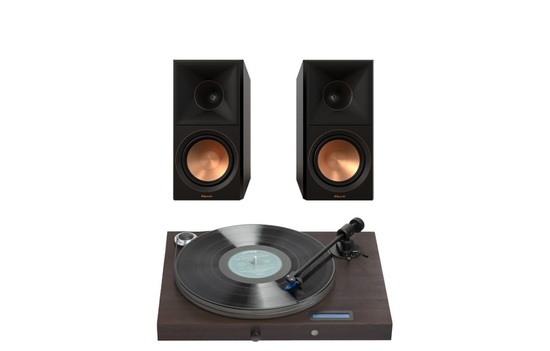 Pro-Ject Juke Box S2 Turntable + Klipsch RP-500M II Bookshelf Speakers