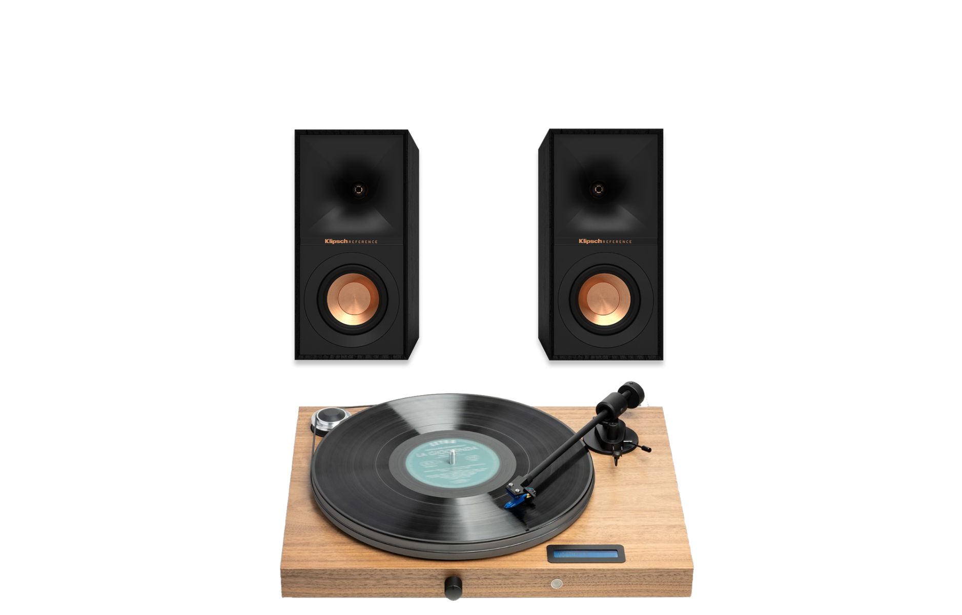 Pro-Ject Juke Box S2 Turntable + Klipsch R40M Bookshelf Speakers