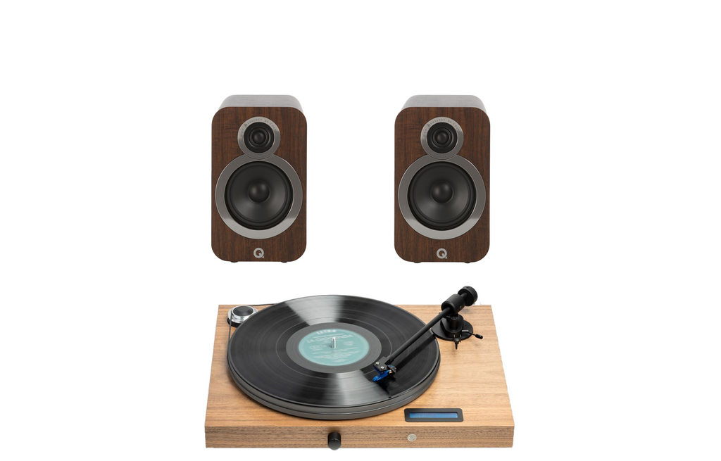Pro-Ject Juke Box S2 Turntable+Q Acoustics 3020i Bookshelf Speakers