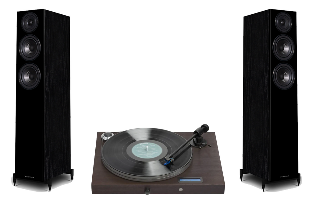 Pro-Ject Juke Box S2 Turntable + Wharfedale Diamond 12.3 Floordstanding Speakers