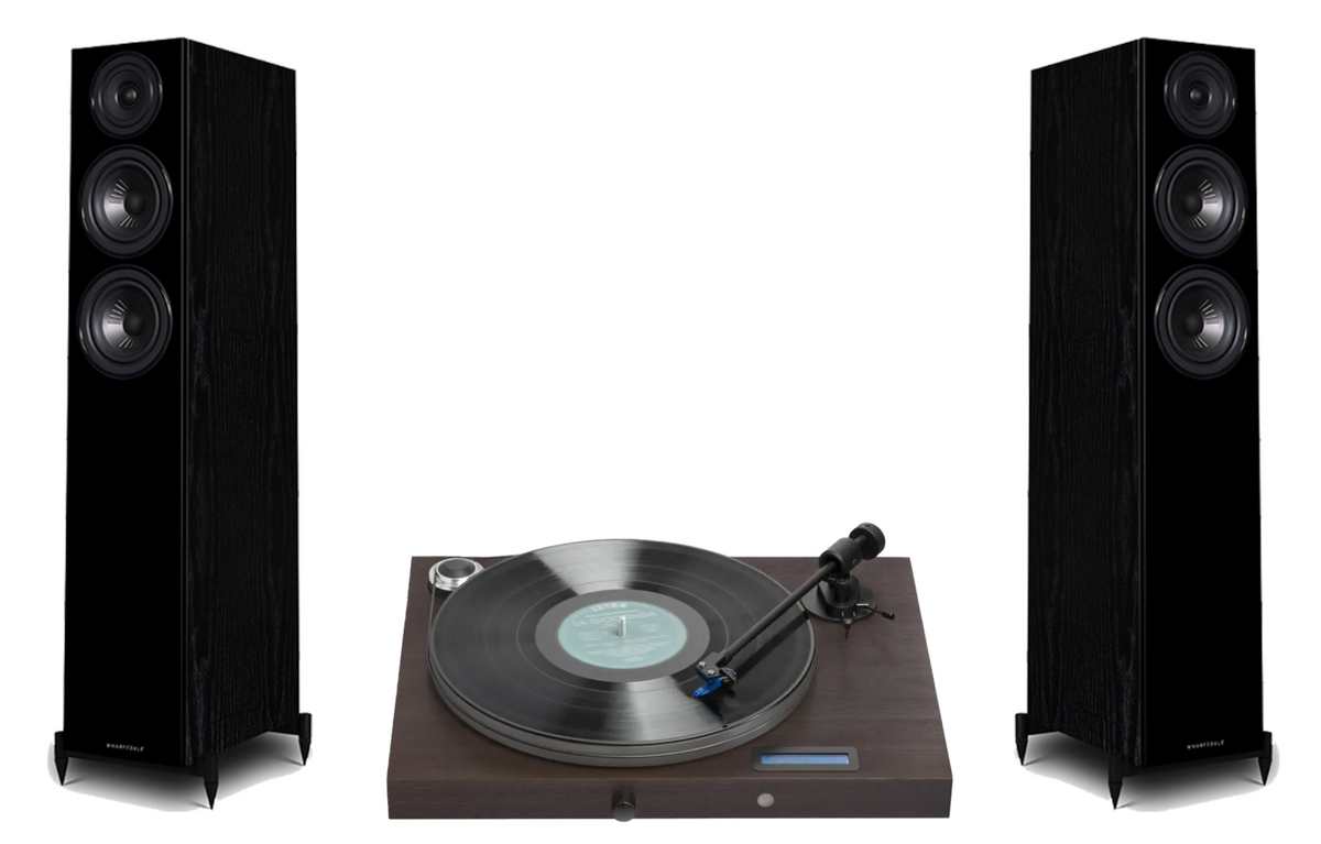 Pro-Ject Juke Box S2 Turntable + Wharfedale Diamond 12.3 Floordstanding Speakers