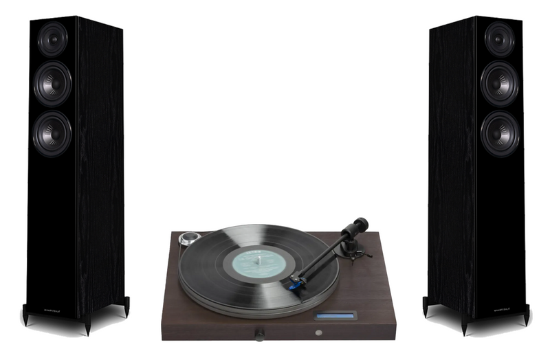 Pro-Ject Juke Box S2 Turntable + Wharfedale Diamond 12.3 Floordstanding Speakers