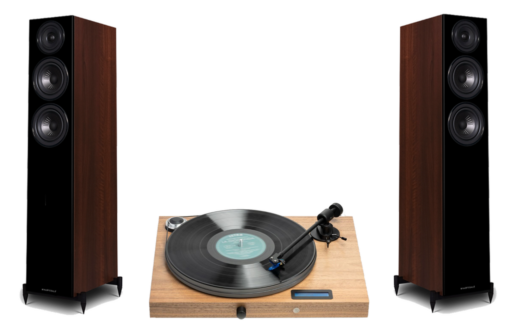 Pro-Ject Juke Box S2 Turntable + Wharfedale Diamond 12.3 Floordstanding Speakers
