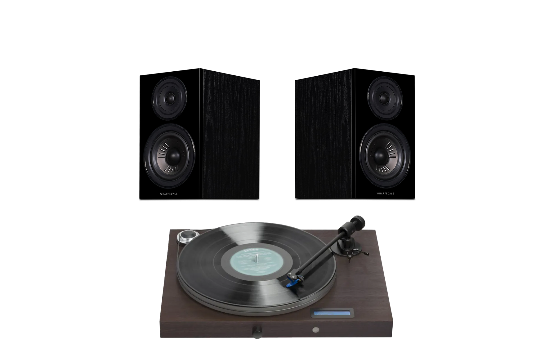 Pro-Ject Juke Box S2 Turntable + Wharfedale Diamond 12.0 Bookshelf Speakers