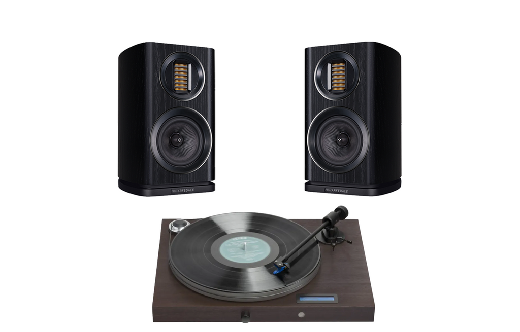 Pro-Ject Juke Box S2 Turntable+Wharfedale EVO 4.1 Bookshelf Speakers