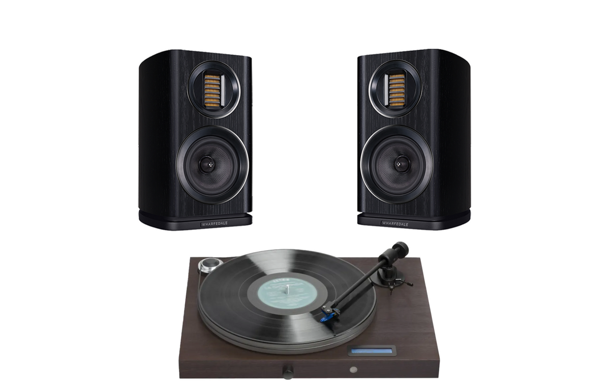 Pro-Ject Juke Box S2 Turntable+Wharfedale EVO 4.1 Bookshelf Speakers