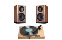 Pro-Ject Juke Box S2 Turntable+Wharfedale EVO 4.1 Bookshelf Speakers