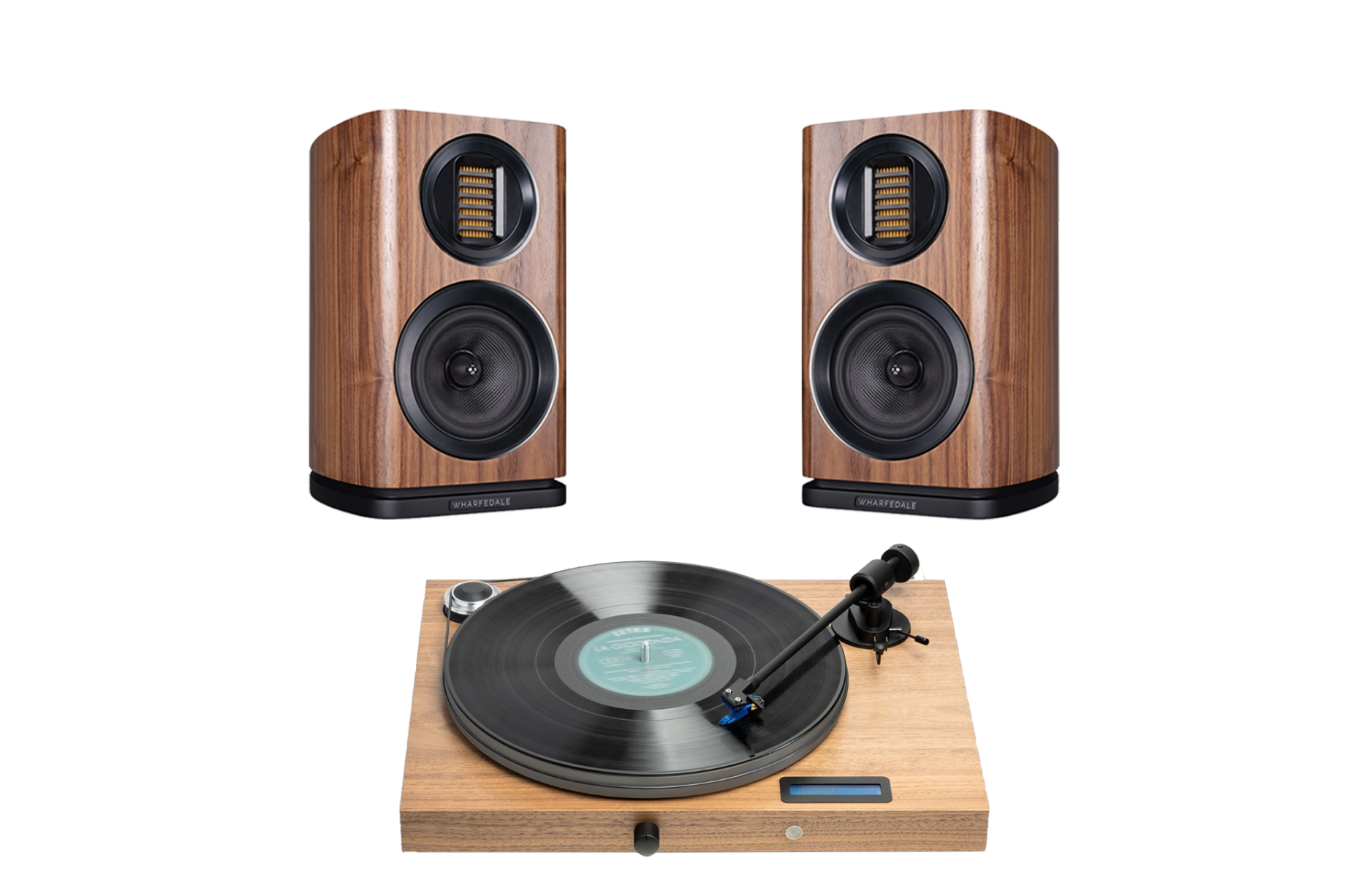 Pro-Ject Juke Box S2 Turntable+Wharfedale EVO 4.1 Bookshelf Speakers