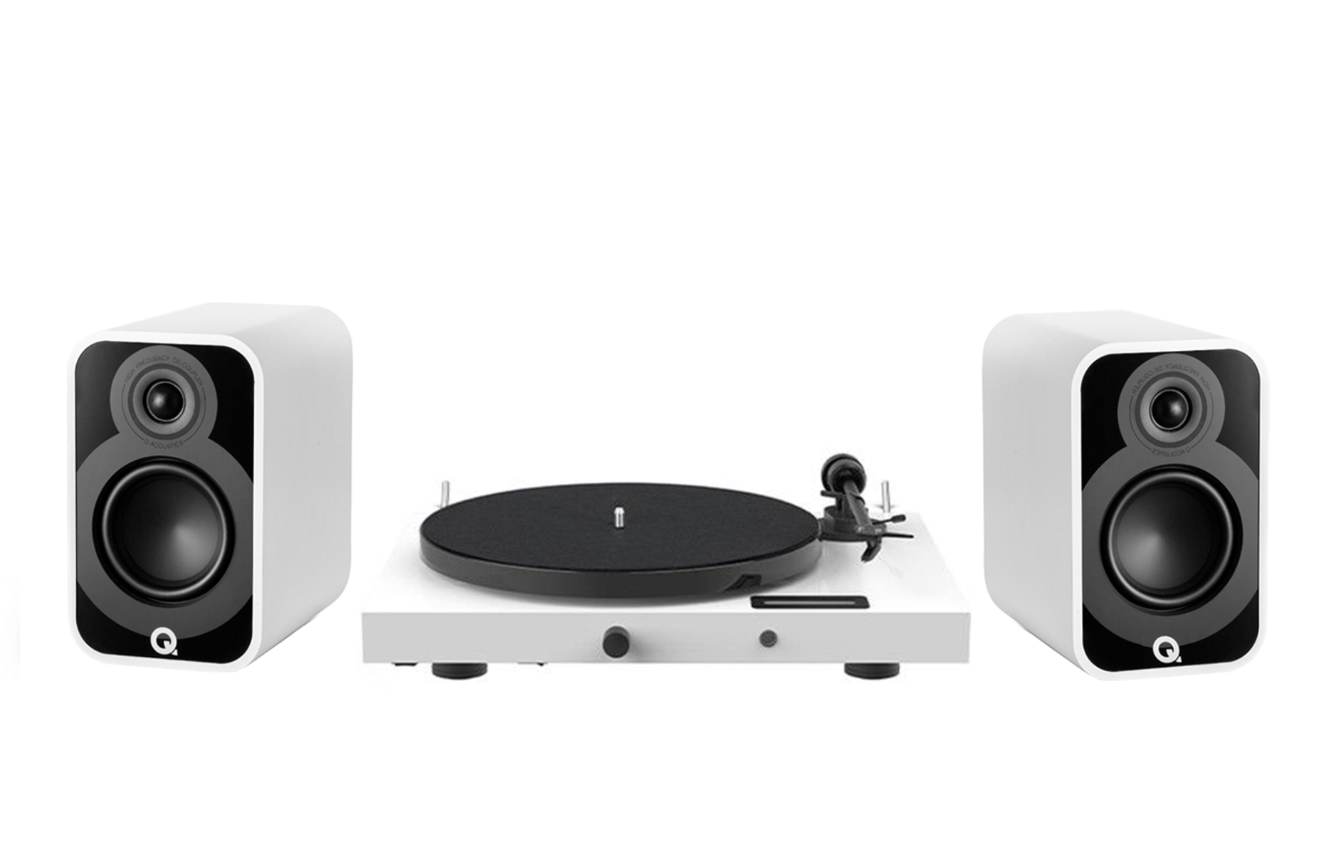 Pro-Ject Juke Box E1 Turntable + Q Acoustics 5010 Bookshelf Speakers