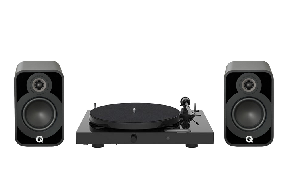 Pro-Ject Juke Box E1 Turntable + Q Acoustics 5020 Bookshelf Speakers