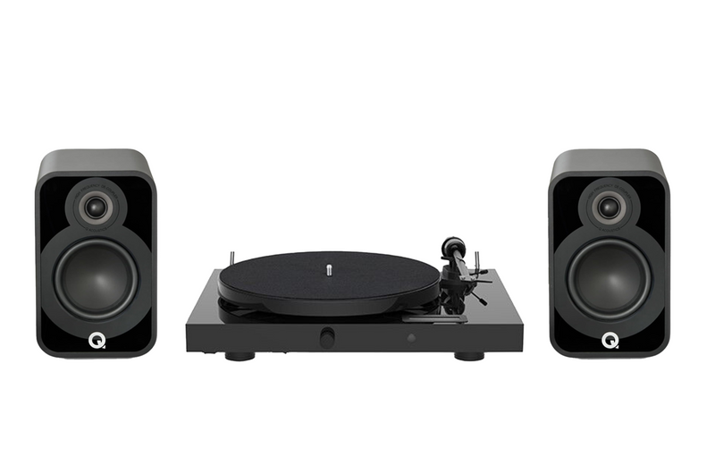 Pro-Ject Juke Box E1 Turntable + Q Acoustics 5020 Bookshelf Speakers