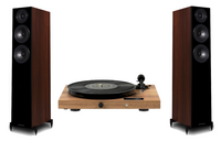 Pro-Ject Juke Box E1 Turntable + Wharfedale Diamond 12.3 Floordstanding Speakers