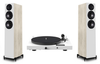 Pro-Ject Juke Box E1 Turntable + Wharfedale Diamond 12.3 Floordstanding Speakers