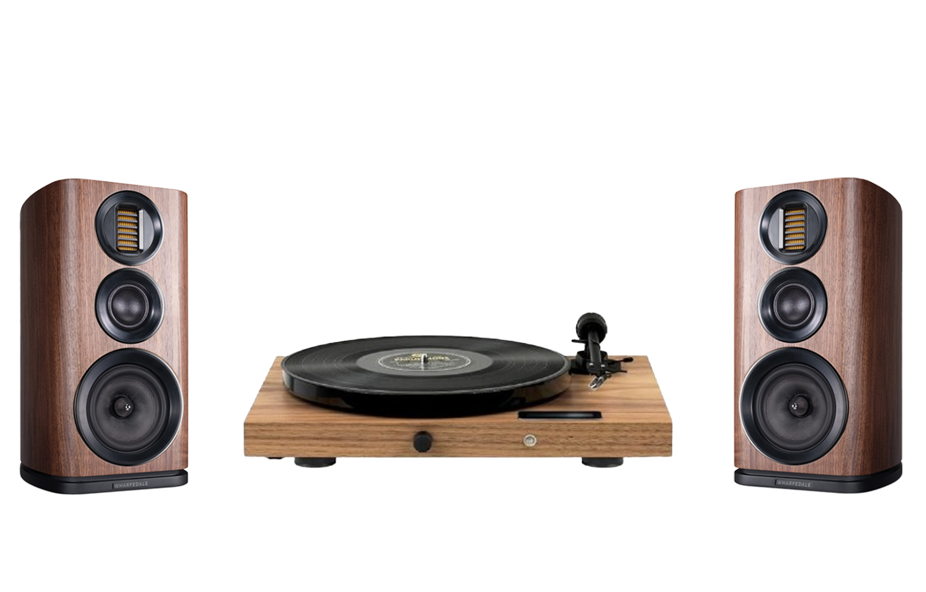 Pro-Ject Juke Box E1 Turntable + Wharfedale EVO 4.2 Bookshelf Speakers