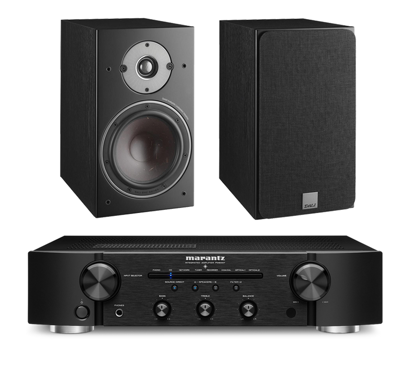 Marantz PM6007 Amplifier and Dali Oberon 3 Bookshelf Speakers