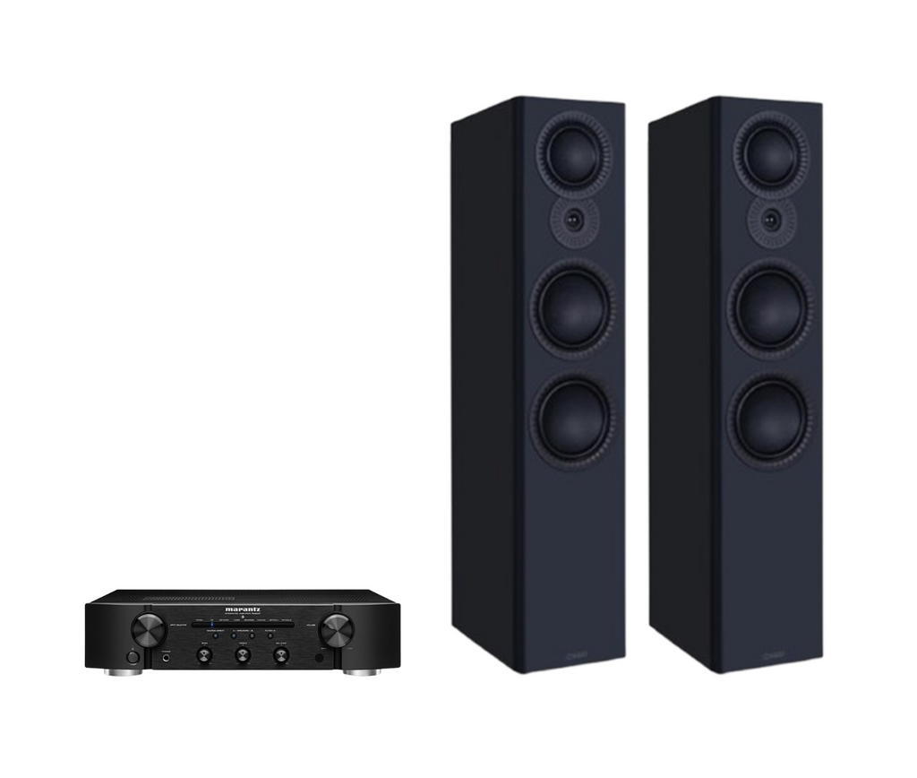 Marantz PM6007 Integrated Amplifier + Mission LX-6 MKII Floor Standing Speakers Package and 5 metres Classic 79 Strand