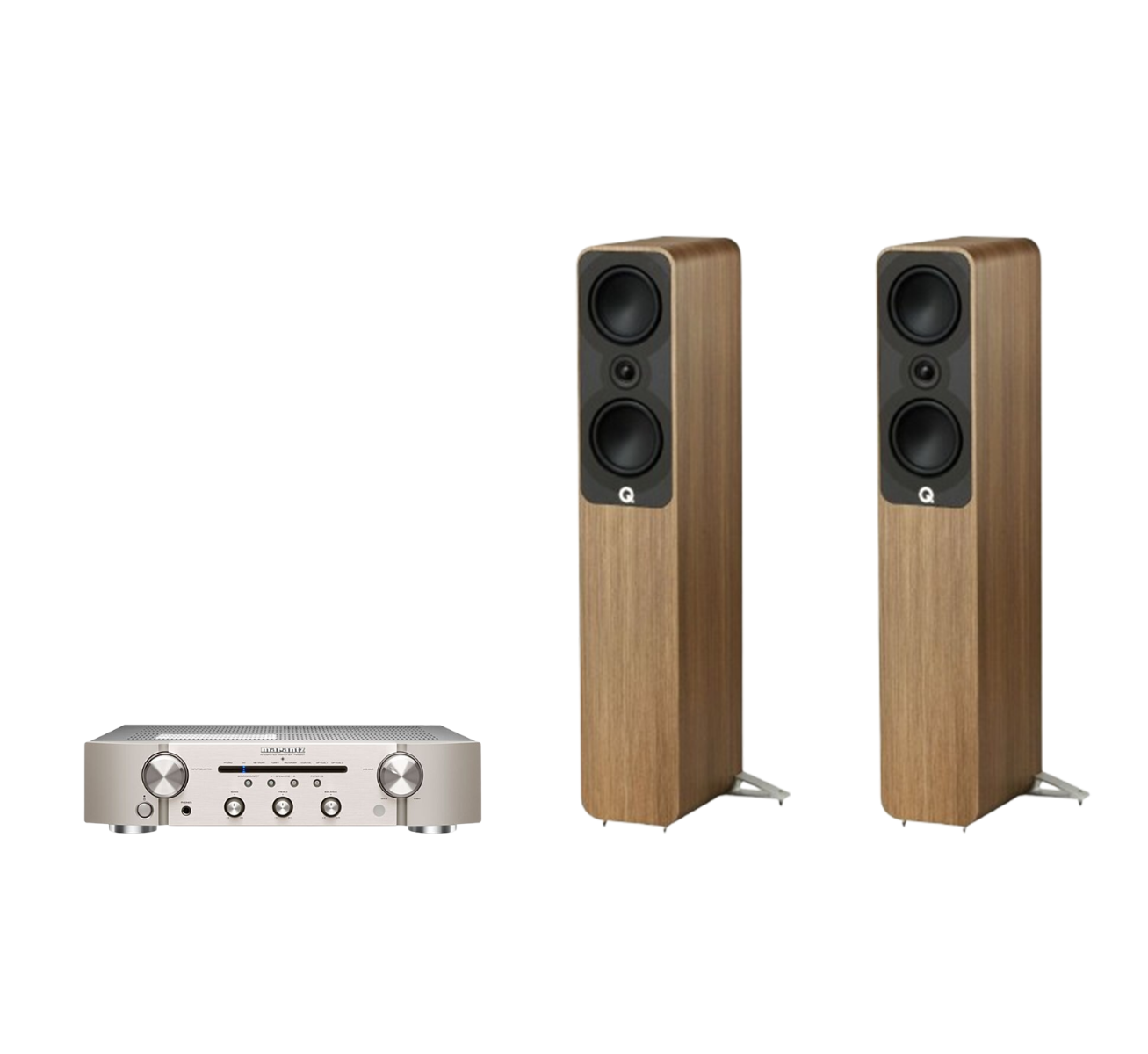 Marantz PM6007 Integrated Amplifier + Q Acoustics 5040 Floor Standing Speakers Package and 5 metres Classic 79 Strand