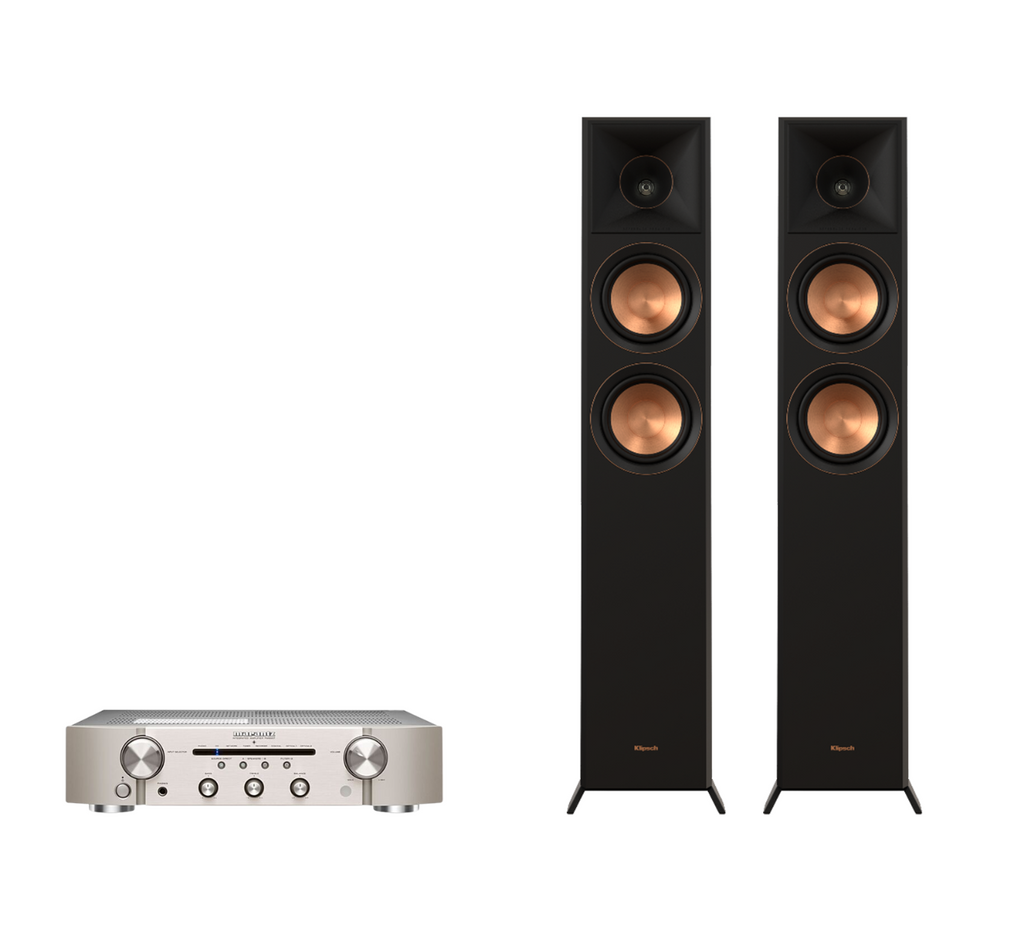 Marantz PM6007 Integrated Amplifier + Klipsch RP-6000F II Floor Standing Speakers Package and 5 metres Classic 79 Strand