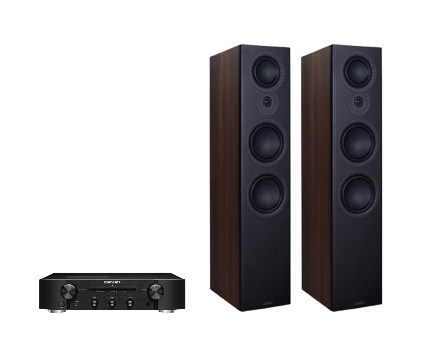 Marantz PM6007 Integrated Amplifier + Mission LX-6 MKII Floor Standing Speakers Package and 5 metres Classic 79 Strand