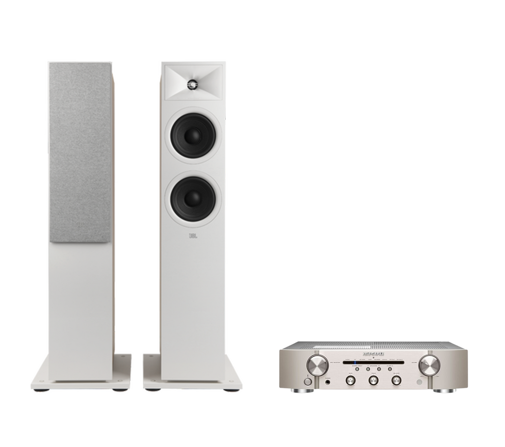 Marantz PM6007 Integrated Amplifier + JBL Stage 280F Floor Standing Speakers Package and 5 metres Classic 79 Strand