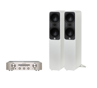 Marantz PM6007 Integrated Amplifier + Q Acoustics 5050 Floor Standing Speakers Package and 5 metres Classic 79 Strand