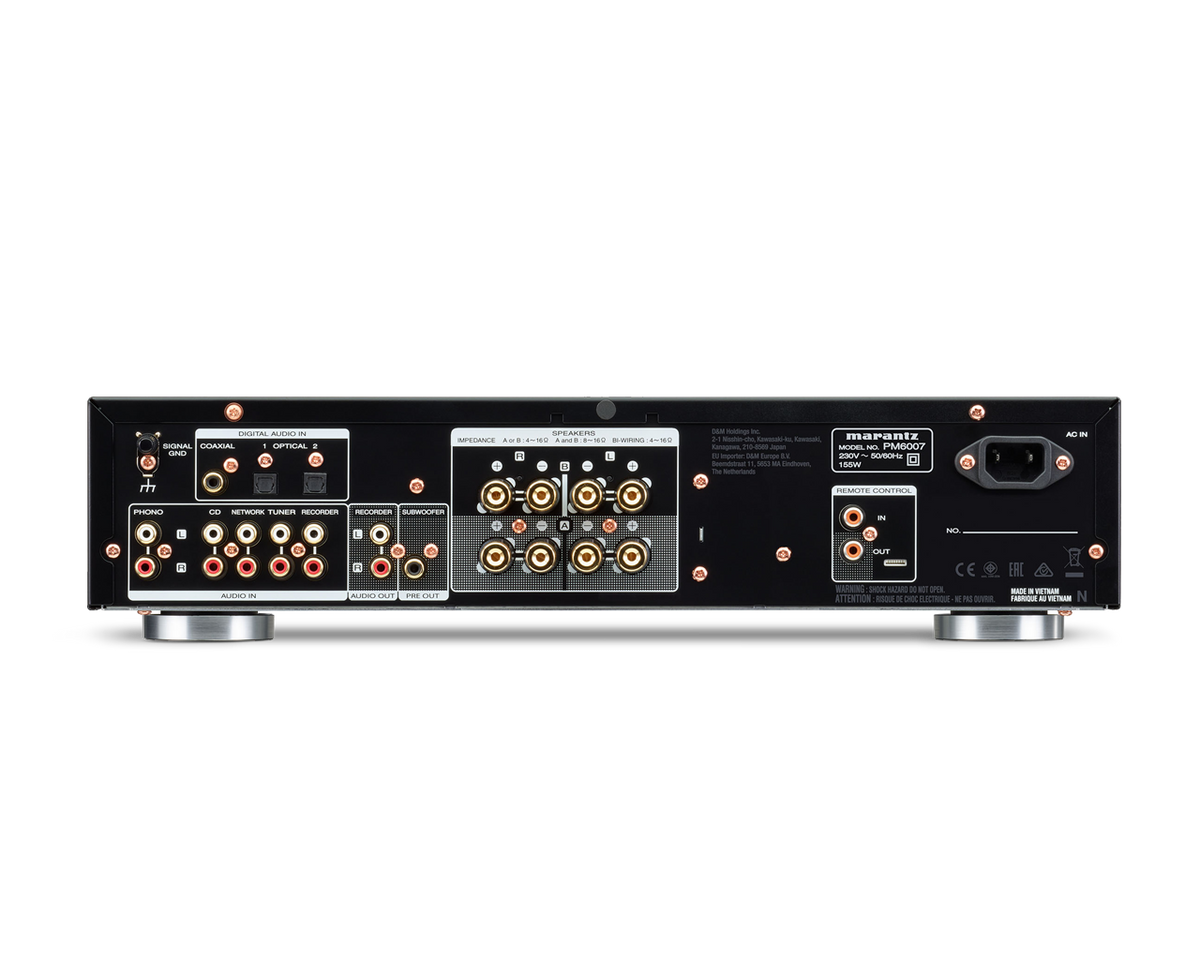 Marantz PM6007 Amplifier and Dali Oberon 1 Bookshelf Speakers in Black