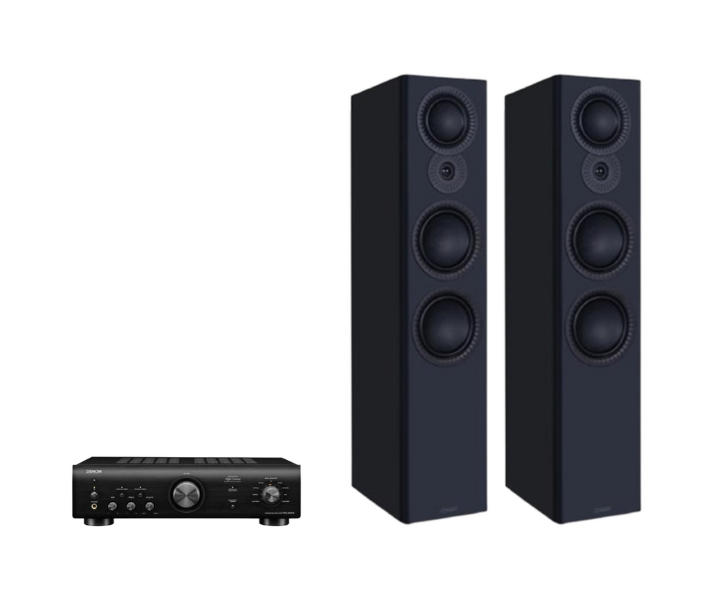 Denon PMA-600NE Integrated Amplifier + Mission LX-6 MKII Floor Standing Speakers Package and 5 metres Classic 79 Strand