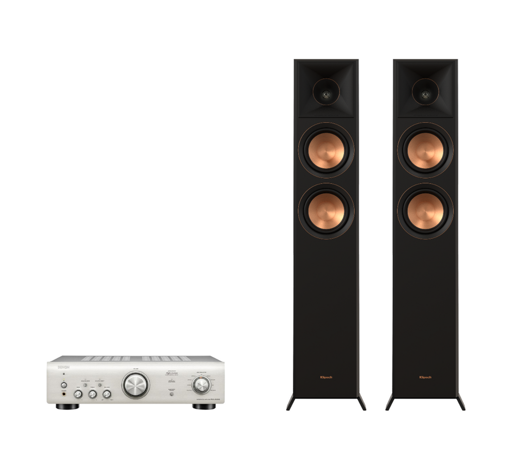 Denon PMA-600NE Integrated Amplifier + Klipsch RP-6000F II Floor Standing Speakers Package and 5 metres Classic 79 Strand