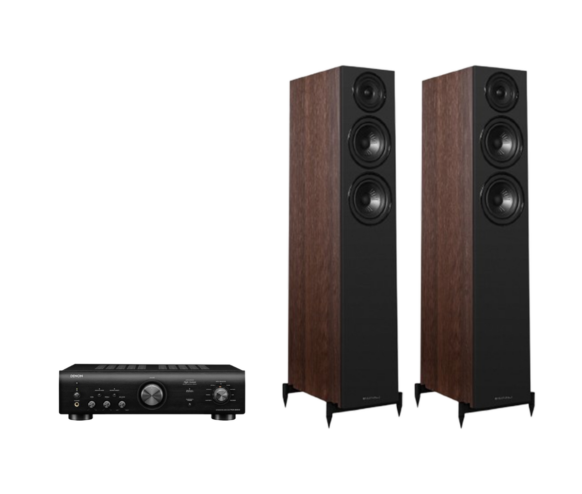 Denon PMA-600NE Integrated Amplifier + Wharfedale Diamond 12.3i Floor Standing Speakers Package and 5 metres Classic 79 Strand