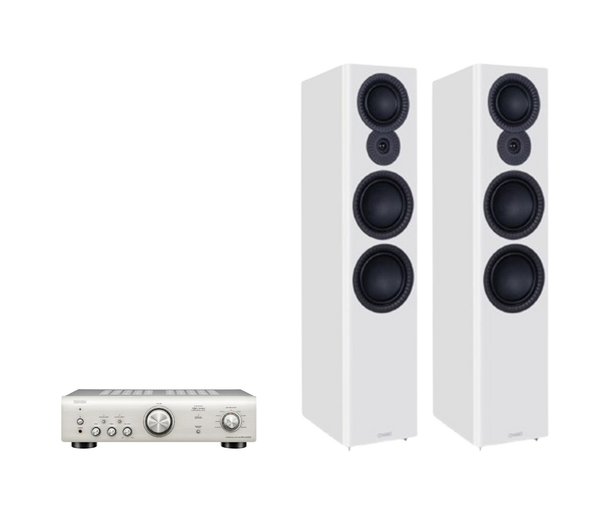 Denon PMA-600NE Integrated Amplifier + Mission LX-6 MKII Floor Standing Speakers Package and 5 metres Classic 79 Strand